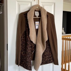 Vintage America NWT mixed cardigan.